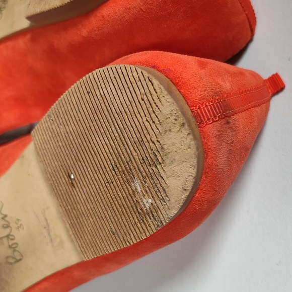 Boden Abbie orange suede loafers 39 - Picture 13 of 15
